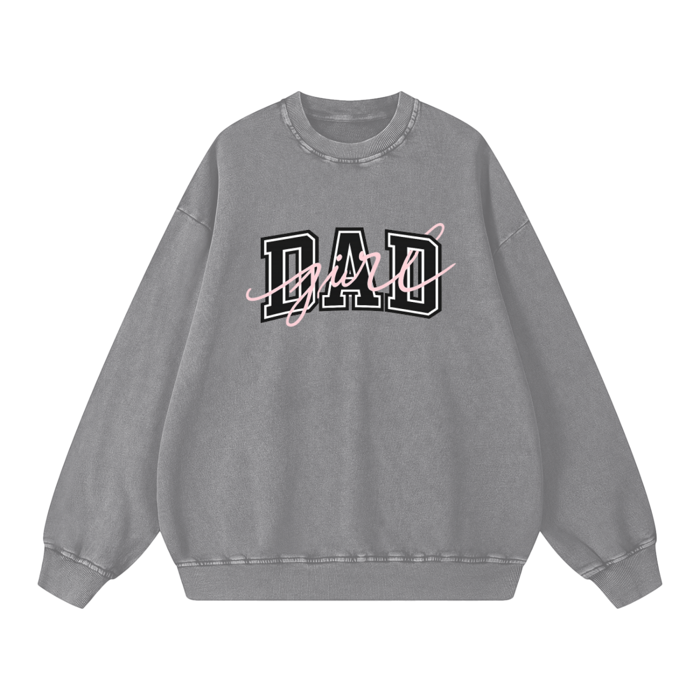 Snow Washed Oversized Sweatshirt