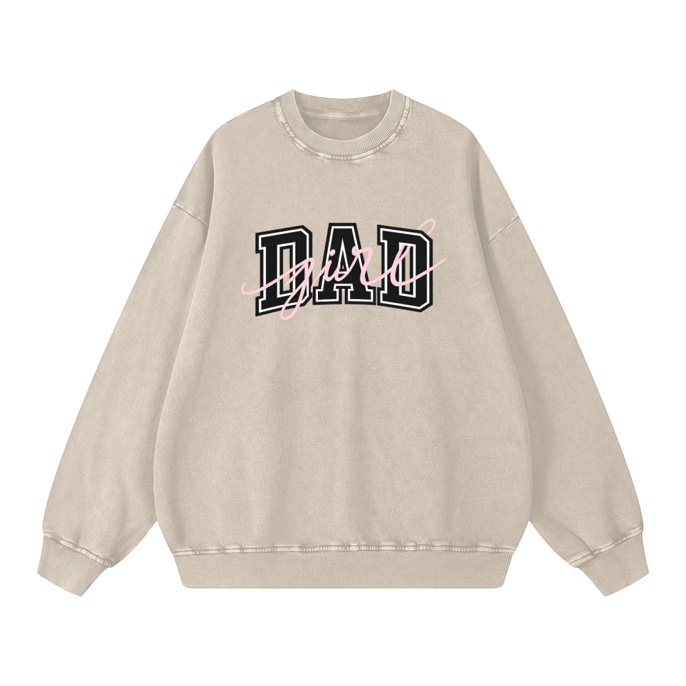 Snow Washed Oversized Sweatshirt